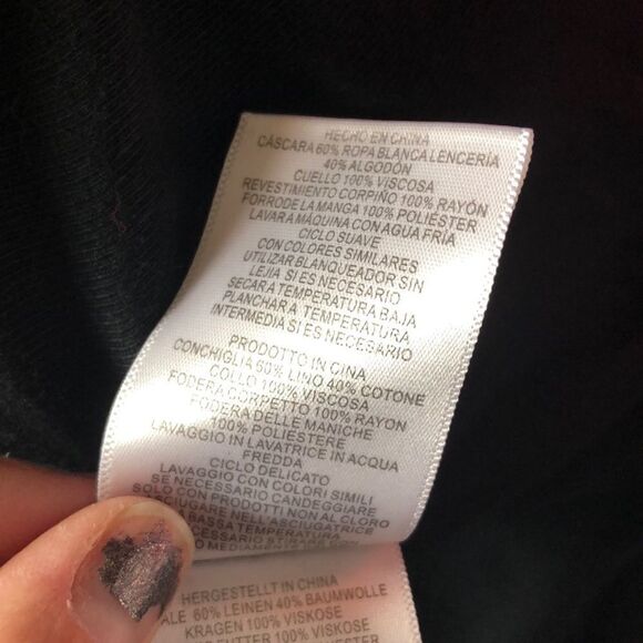 JOIE woman’s blue jacket with some black - Picture 6 of 8